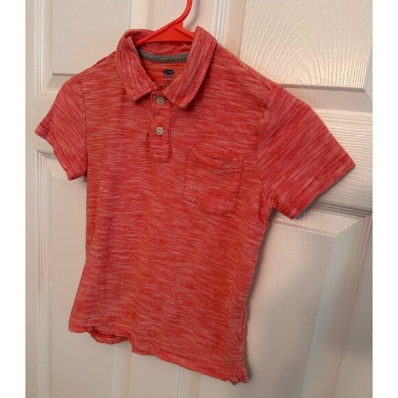 Old Navy Orange Coral Polo Shirt size S (6-7) - Picture 1 of 4